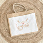 Sac Cabas Couple Personnalisé Prénoms et Date, Cadeau Couple, Sac Plage Personnalisé, Cadeau Mariage, Cadeau Saint Valentin