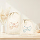 Pochon Couple Personnalisé Prénoms et Date, Cadeau Couple, Sac Cordon Personnalisé, Cadeau Saint Valentin, Anniversaire de Rencontre