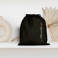Pochon personnalisé prénom avec petit cœur – Sac cadeau – Rangement – Cadeau personnalisé