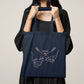 Tote Bag Couple Personnalisé Prénoms et Date, Sac Tote Bag Amoureux, Cadeau Couple, Cadeau Saint Valentin, Anniversaire de Rencontre