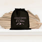 Pochon personnalisé enfant, Réserve de fournitures, Sac à cordon prénom, Cadeau rentrée scolaire, Pochette école coton