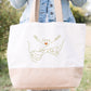 Sac Shopping Couple Personnalisé Prénoms et Date, Sac Plage Personnalisé, Cadeau Couple, Cadeau Mariage, Cadeau Saint Valentin