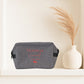 Trousse toilette homme personnalisée "Monsieur" nom & date – Cadeau mariage – Cadeau marié