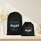 Pochon "tenue de naissance" personnalisé – Prénom – Sac naissance bébé – Rangement maternité – Cadeau naissance