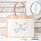 Sac Cabas Couple Personnalisé Prénoms et Date, Cadeau Couple, Sac Plage Personnalisé, Cadeau Mariage, Cadeau Saint Valentin