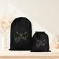 Pochon Couple Personnalisé Prénoms et Date, Cadeau Couple, Sac Cordon Personnalisé, Cadeau Saint Valentin, Anniversaire de Rencontre