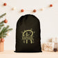 Sac cadeau Noël, Hotte de Noël personnalisée, Emballage Noël, Pochon Noël personnalisé
