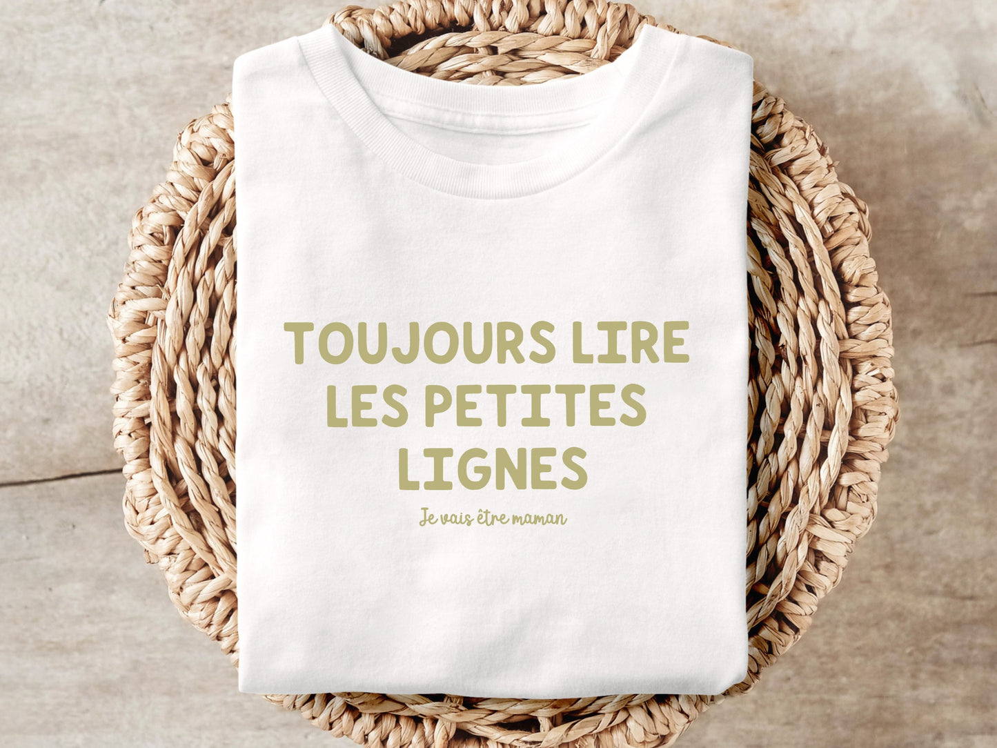 T-shirt annonce grossesse  – Je vais être maman – Tee-shirt future maman – Révélation grossesse originale – Cadeau annonce famille