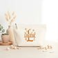 Cadeau Noël Personnalisé, Pochette personnalisée, Trousse personnalisée, Trousse de maquillage personnalisée