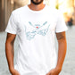 T-shirt Personnalisé Prénoms Date, Cadeau Mariage, Cadeau Fiançailles, Cadeau Couple, Homme Femme