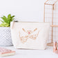 Trousse Personnalisée Couple Prénoms et Date, Cadeau Couple, Trousse Maquillage Personnalisée, Cadeau Saint Valentin, Anniversaire