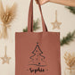 Tote Bag Noël personnalisé, Tote bag prénom, Cadeau noël