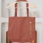 Sac cabas coton personnalisé prénom avec petit cœur – Sac shopping – Cadeau personnalisé