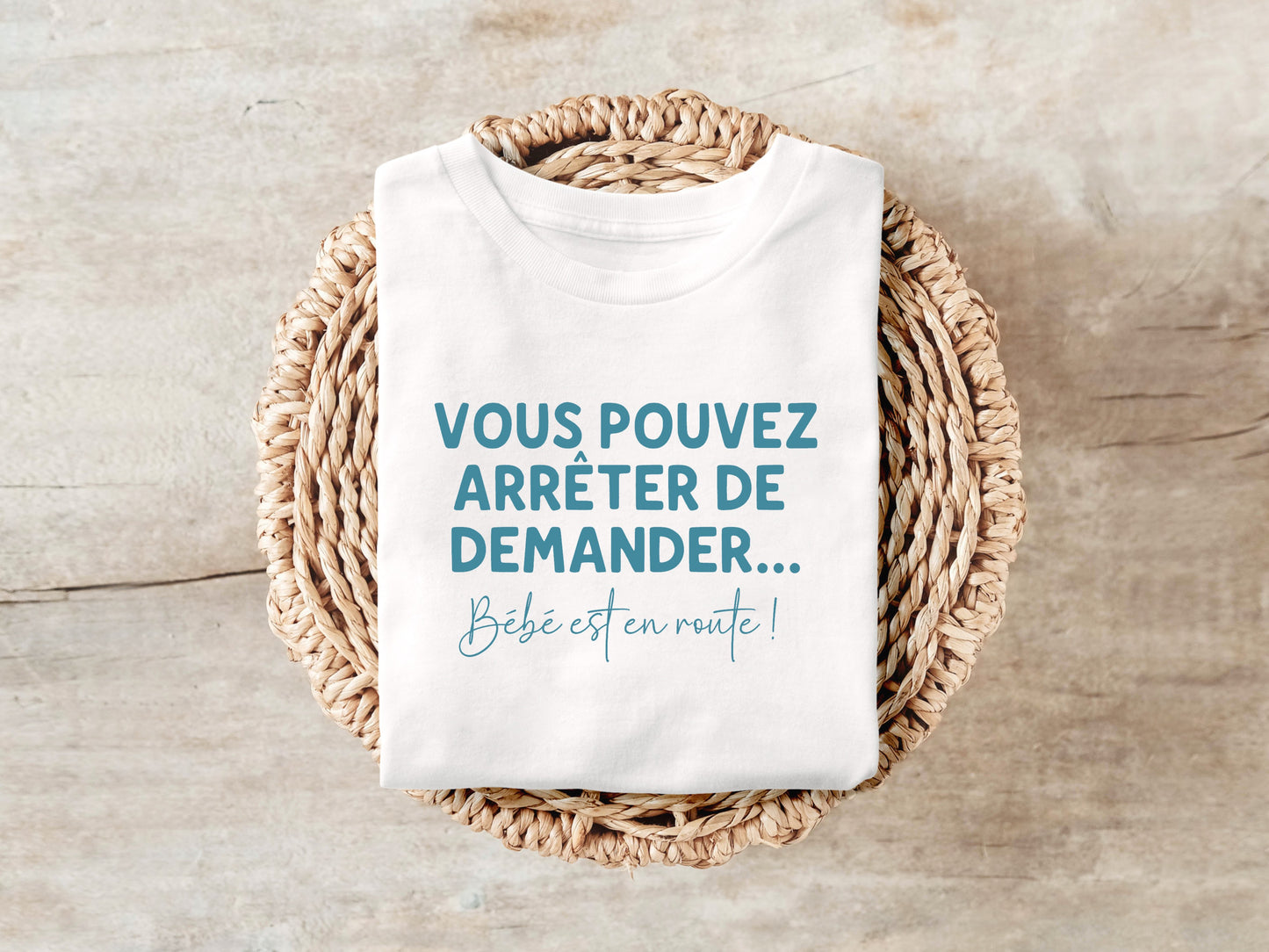 T-shirt grossesse humoristique, Bébé est en route, Annonce grossesse originale, Future maman, Futur papa, Révélation grossesse