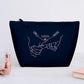 Trousse Personnalisée Couple Prénoms et Date, Cadeau Couple, Trousse Maquillage Personnalisée, Cadeau Saint Valentin, Anniversaire
