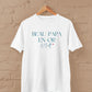 T-shirt “Beau Papa en Or” personnalisé – Cadeau papa – Fête des Pères – T-shirt homme