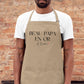 Tablier personnalisé "Beau Papa en Or" – Cadeau beau-papa – Fête des Pères – Tablier cuisine