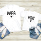 T-shirt papa personnalisé, T-shirt Papa et Moi, Papa et enfant assorti, Idée cadeau fête des pères