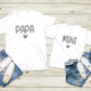 T-shirt papa personnalisé, T-shirt Papa et Moi, Papa et enfant assorti, Idée cadeau fête des pères