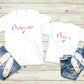T-Shirt Maman Fille Fils Assorti, Ensemble Maman et Moi, Cadeau maman