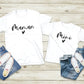 T-Shirt Maman Fille Fils Assorti, Ensemble Maman et Moi, Cadeau maman