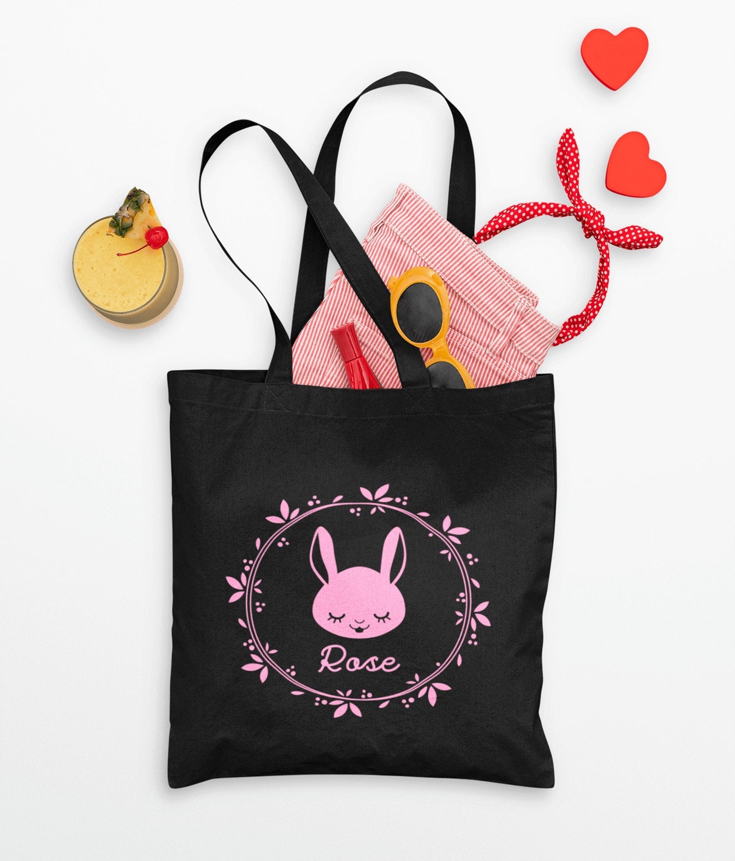 Sac enfant Lapin personnalisé, Sac enfant, Sac enfant personnalisé, Tote bag enfant