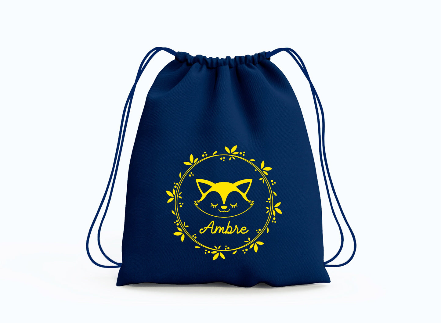 Sac à dos enfant, Sac à dos enfant personnalisé maternelle, Sac enfant renard, Sac à dos à cordon