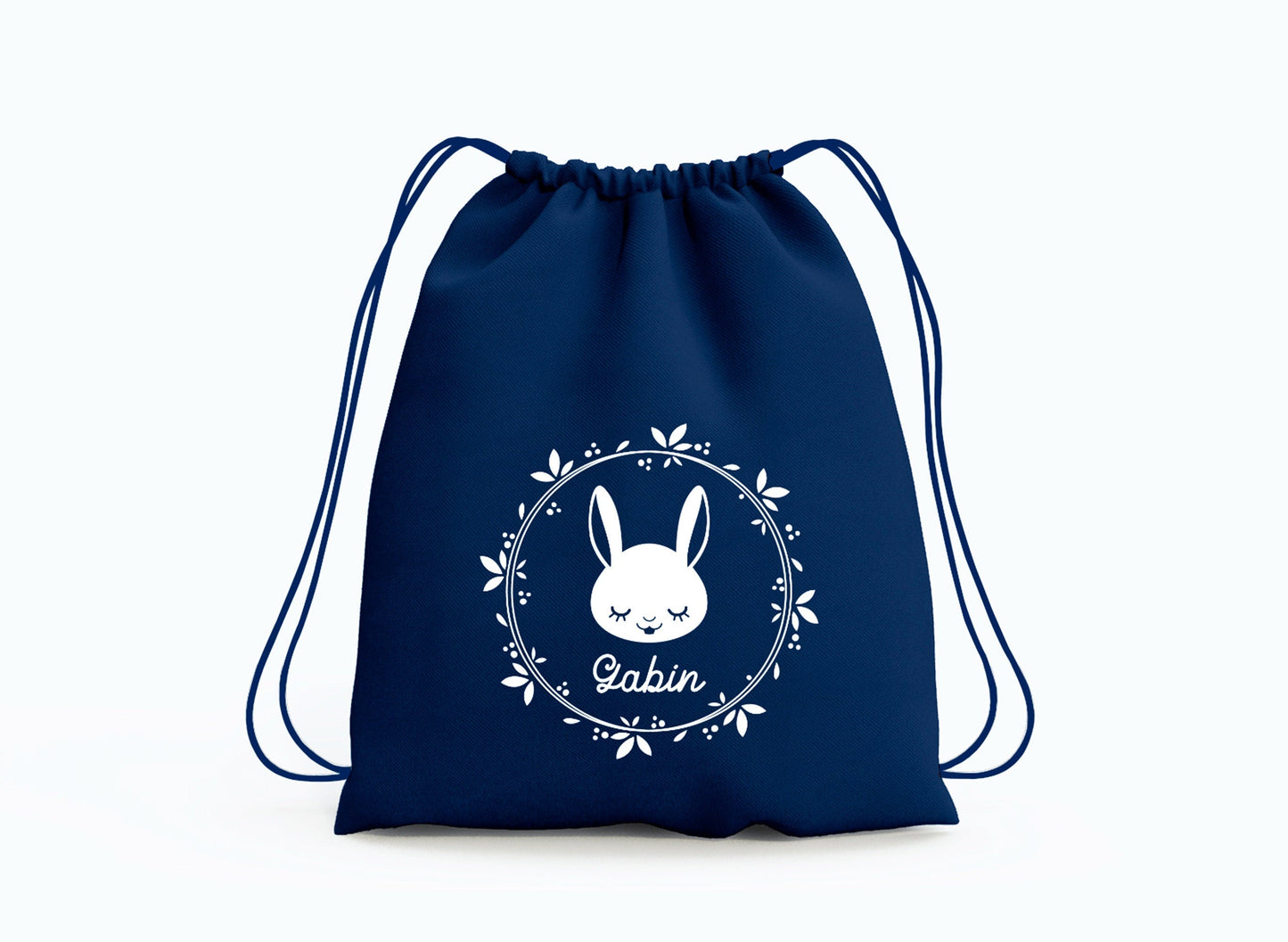 Sac à dos enfant, Sac à dos enfant personnalisé maternelle, Sac enfant lapin, Sac à dos à cordon