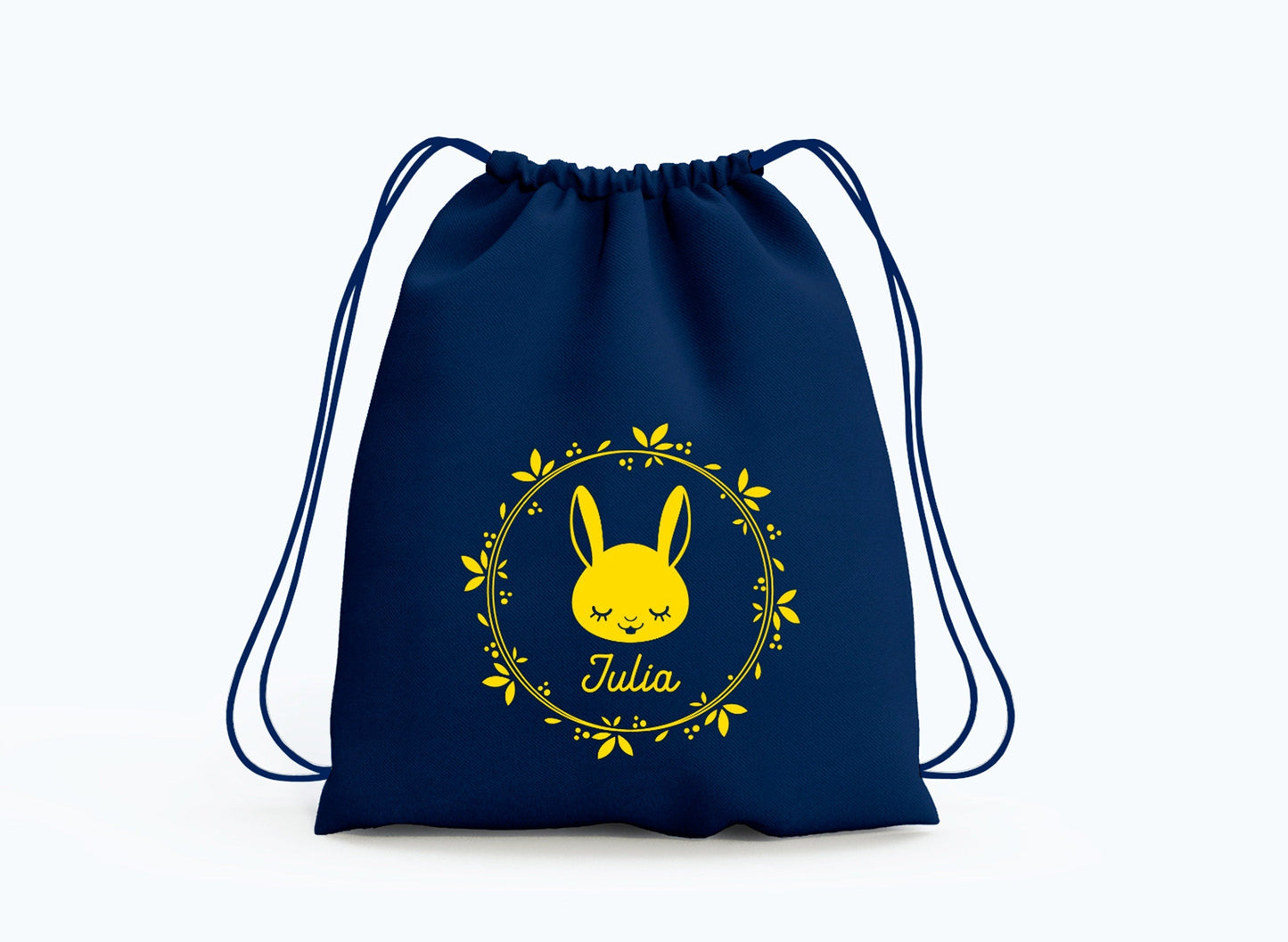 Sac à dos enfant, Sac à dos enfant personnalisé maternelle, Sac enfant lapin, Sac à dos à cordon