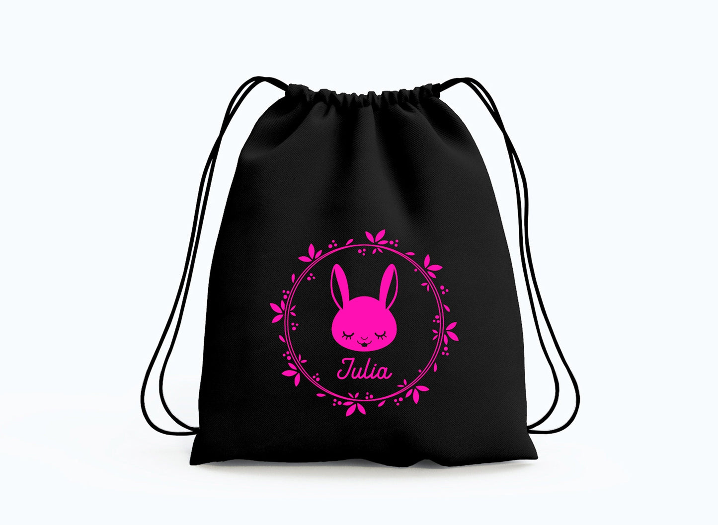 Sac à dos enfant, Sac à dos enfant personnalisé maternelle, Sac enfant lapin, Sac à dos à cordon