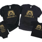 T-shirt famille assorti, Ensemble famille, Cadeau naissance personnalisé