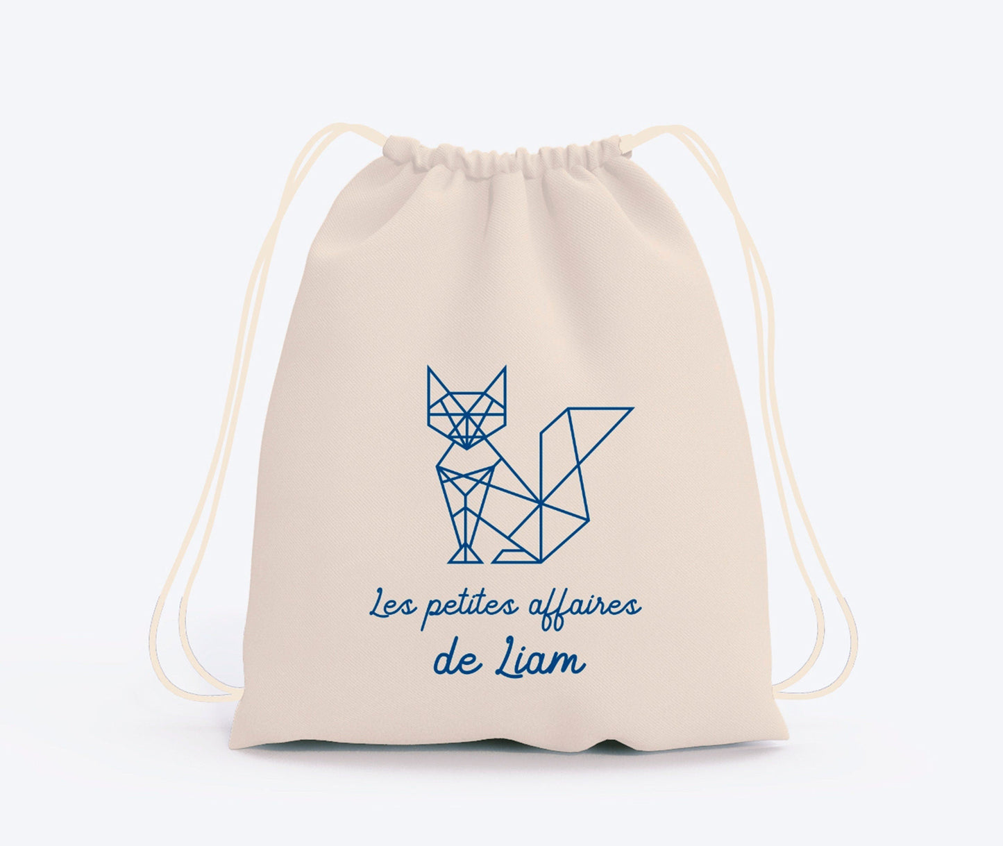 Sac à dos enfant, Sac à dos enfant personnalisé maternelle, Sac enfant renard, Sac à dos à cordon