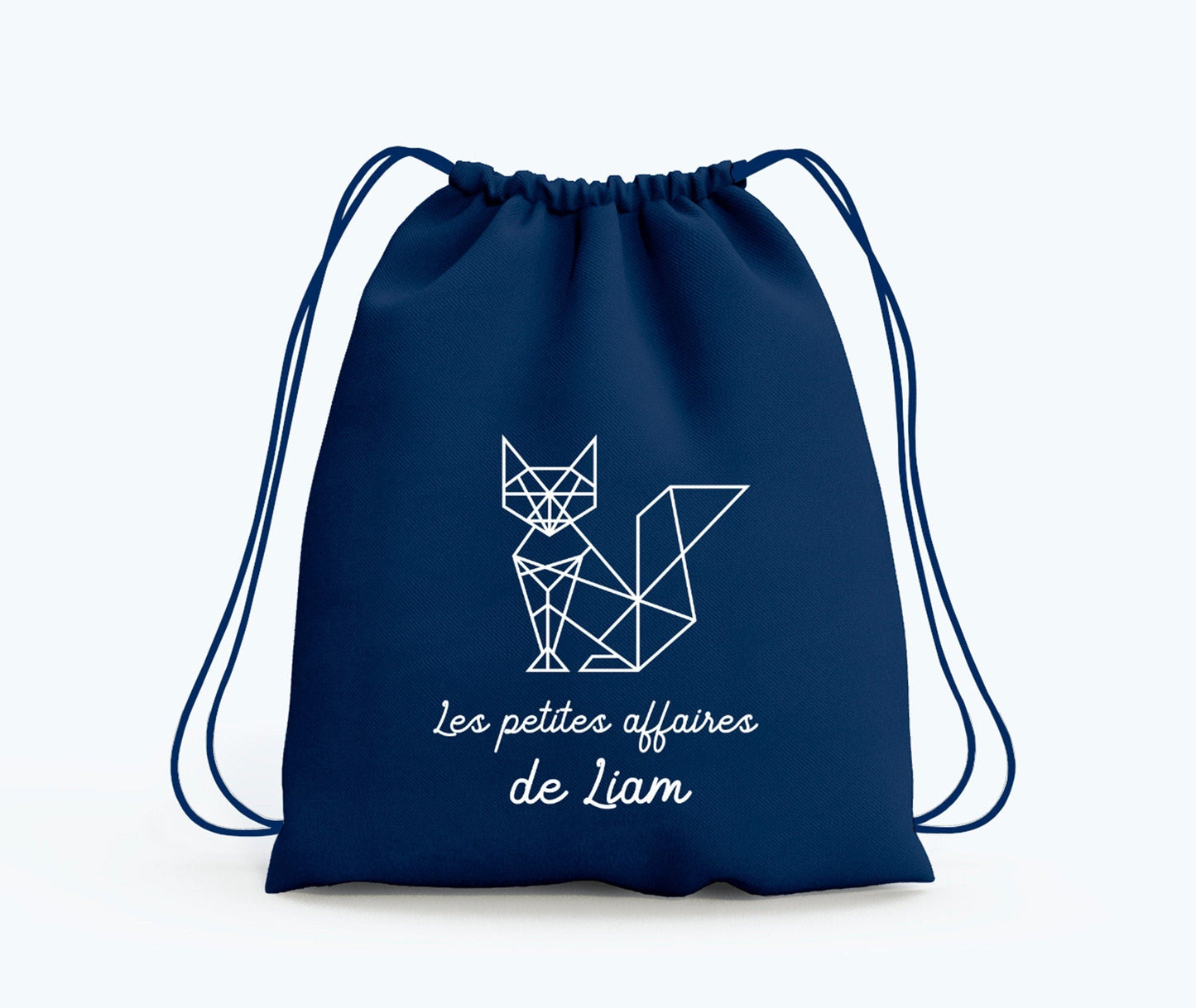 Sac à dos enfant, Sac à dos enfant personnalisé maternelle, Sac enfant renard, Sac à dos à cordon