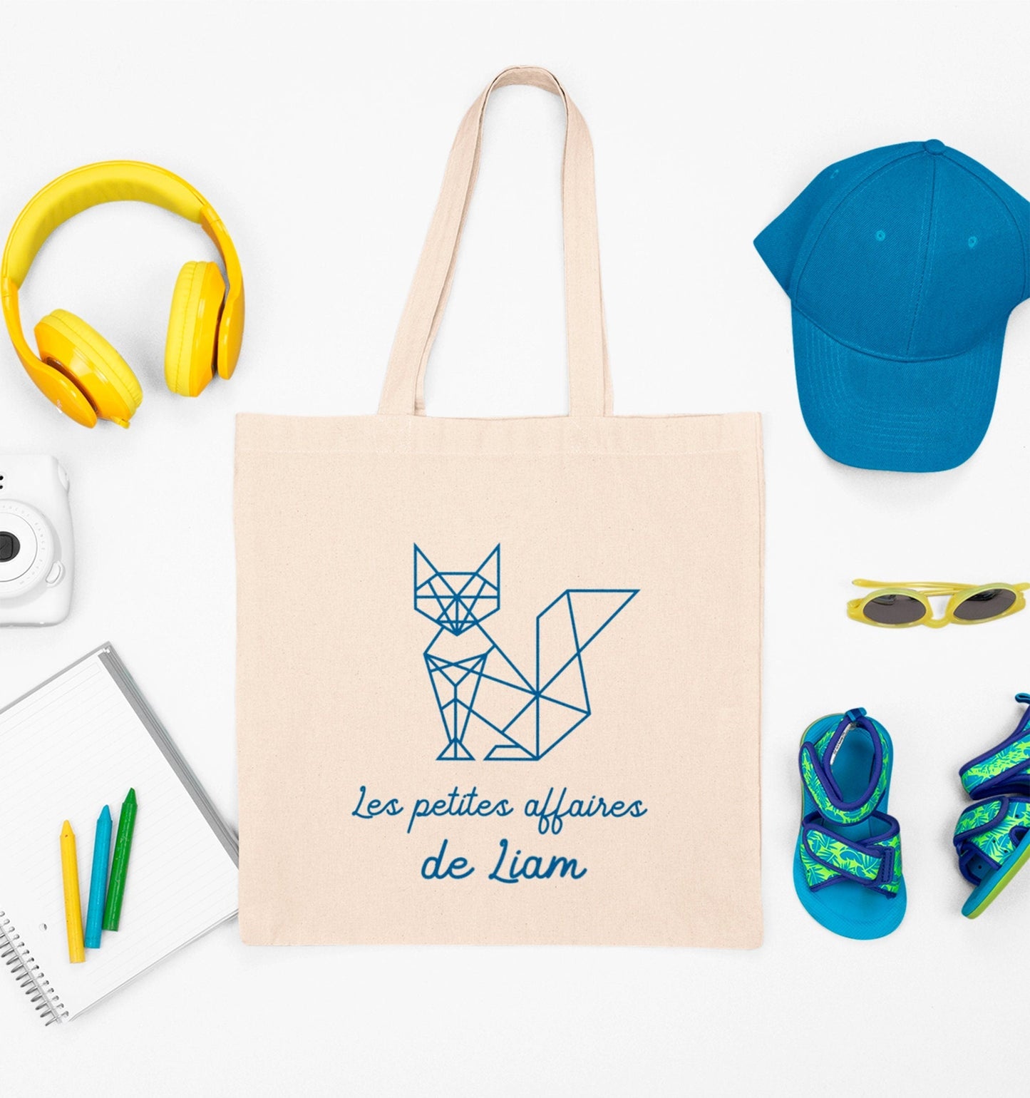 Sac enfant Renard personnalisé, Sac enfant, Sac enfant personnalisé, Tote bag enfant