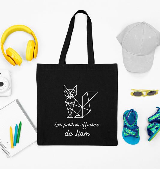 Sac enfant Renard personnalisé, Sac enfant, Sac enfant personnalisé, Tote bag enfant