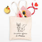 Sac enfant Renard personnalisé, Sac enfant, Sac enfant personnalisé, Tote bag enfant