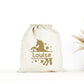 Pochon Licorne personnalisé, Pochon coton, Pochon prénom