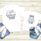 T-shirt personnalisé papa, Gamer Dad Gamer Kid, Ensemble Tee-Shirt Adulte Enfant Personnalisé, Idée cadeau papa