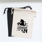 Pochon Licorne personnalisé, Pochon coton, Pochon prénom