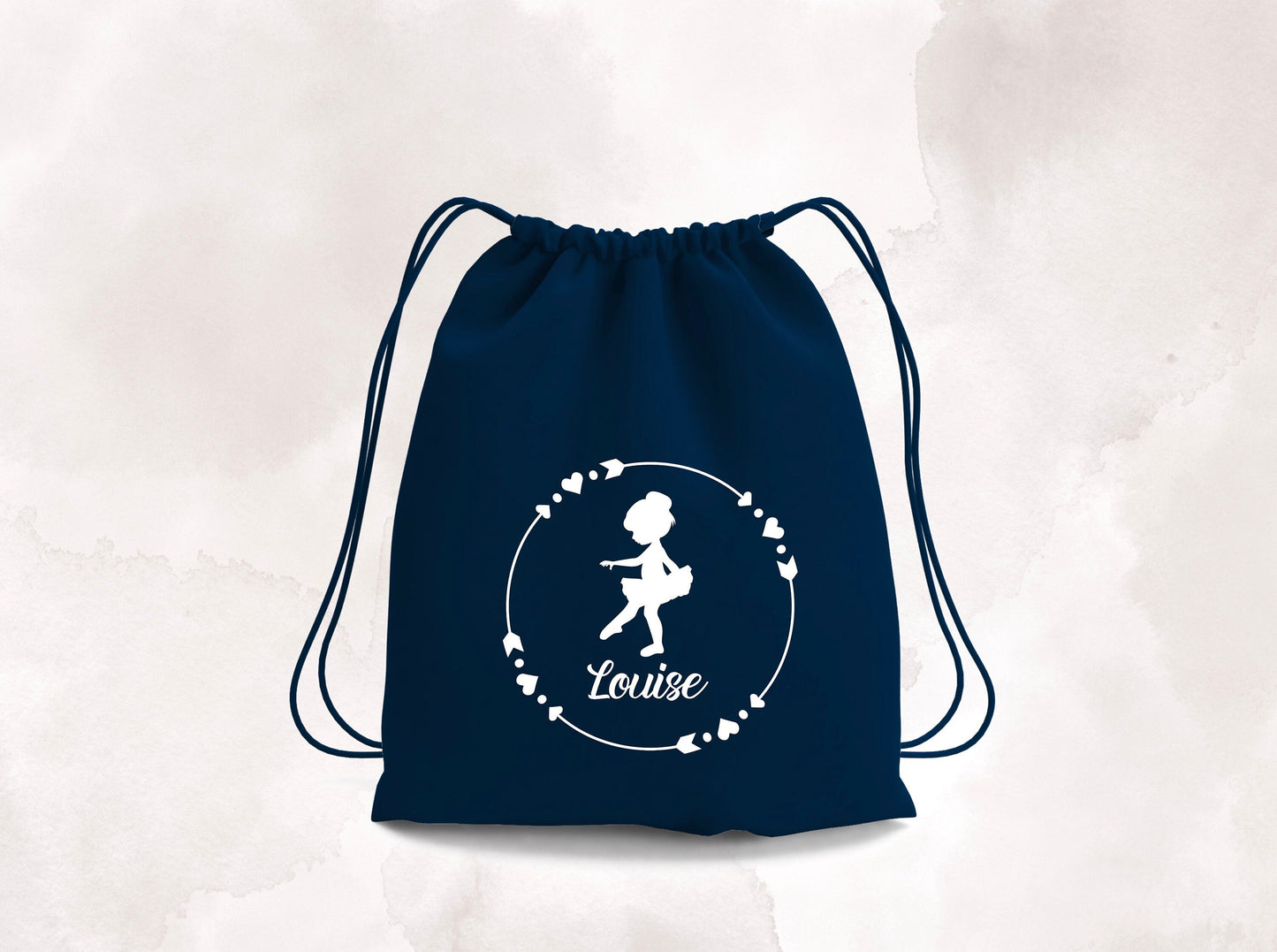 Sac à dos enfant, Sac enfant personnalisé, Sac danse, Sac à dos à cordon