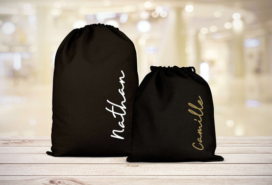 Sac de rangement, Pochon personnalisé, Sac à cordons