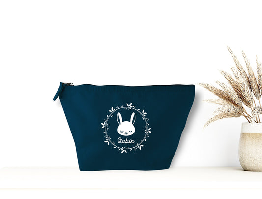 Trousse Lapin, Trousse personnalisé enfant, Trousse enfant prénom