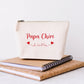 Trousse personnalisée papa, Trousse de toilette, Cadeau papa