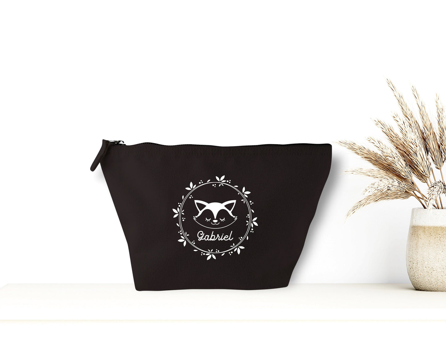 Trousse Renard, Trousse personnalisé enfant, Trousse enfant prénom