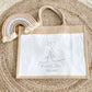 Sac en jute et coton personnalisé mariage, Sac EVJF, Sac de la mariée, Cabas personnalisé mariage