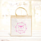 Sac Cabas toile et jute enfant personnalisé, Cadeau enfant prénom, Cadeau anniversaire enfant, Sac enfant renard