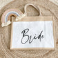 Sac en jute et coton personnalisé mariage, Sac evjf, Cadeau evjf, Enterrement vie de jeune fille, Future mariée, Cabas personnalisé