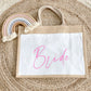 Sac en jute et coton personnalisé mariage, Sac evjf, Cadeau evjf, Enterrement vie de jeune fille, Future mariée, Cabas personnalisé