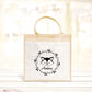 Sac Cabas toile et jute enfant personnalisé, Cadeau enfant prénom, Cadeau anniversaire enfant, Sac enfant renard
