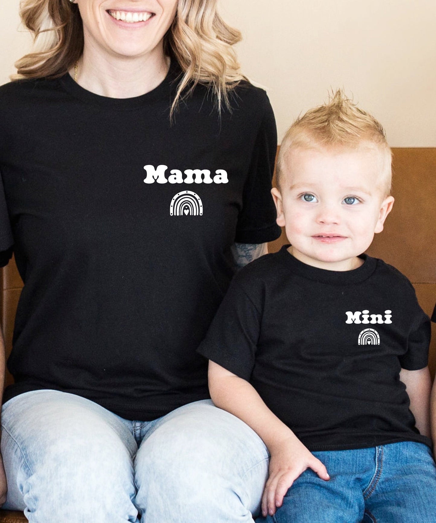 T-shirt maman fils, T-shirt maman fille, T-shirt famille, Cadeau maman